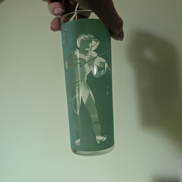 Vintage Cowgirl 1960s Dancing Figure Glass Set - Picture 8 of 13